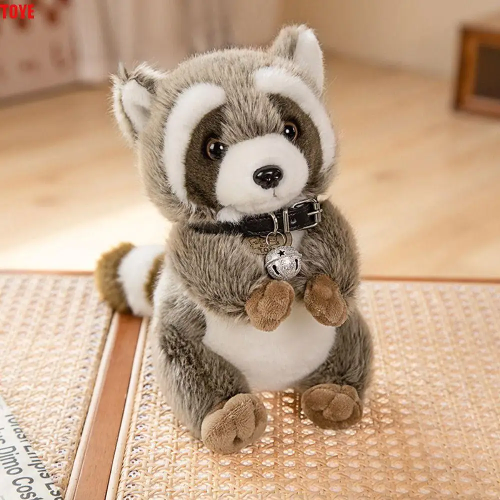 

Cute Animal Plush Simulation Raccoon Plush Toy PP Cotton Little Raccoon Animal Stuffed Dolls Lifelike Fluffy Birthday Gift