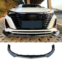 Front Skirts Lip for CHANGAN EADO Plus 2022 2023 2020 2021 Splitter Carbon Paint Body Kit Bumper Spoiler Accessories