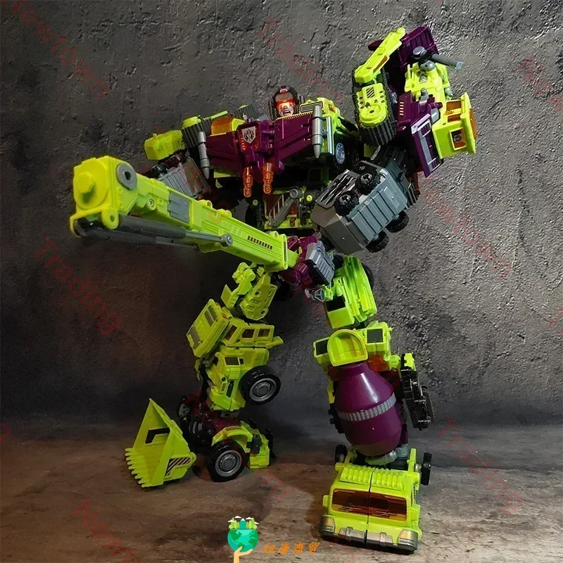 

6 в 1 NBK 42 см игрушка-деястуратор-трансформер KO робот-автомобиль комбинированная фигурка экскаватор блендер модель Kid БЕЗ КОРОБКИ