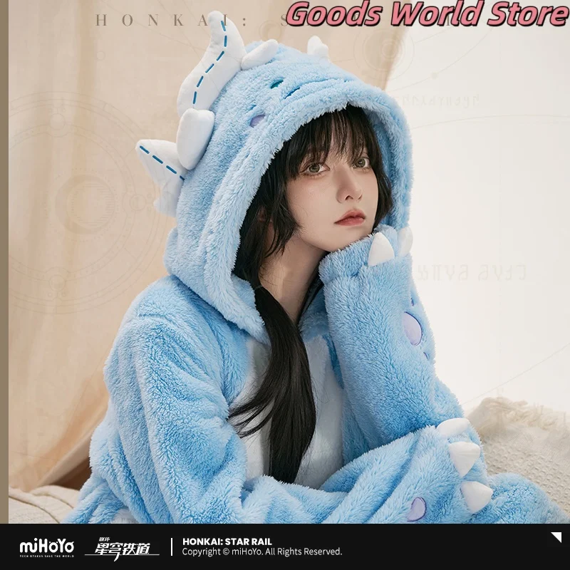 Original Earth beast Theme Home Clothing Winter Warm Sleepwear Honkai Star Rail Aventurine Cosplay Costume Anime Halloween Gift