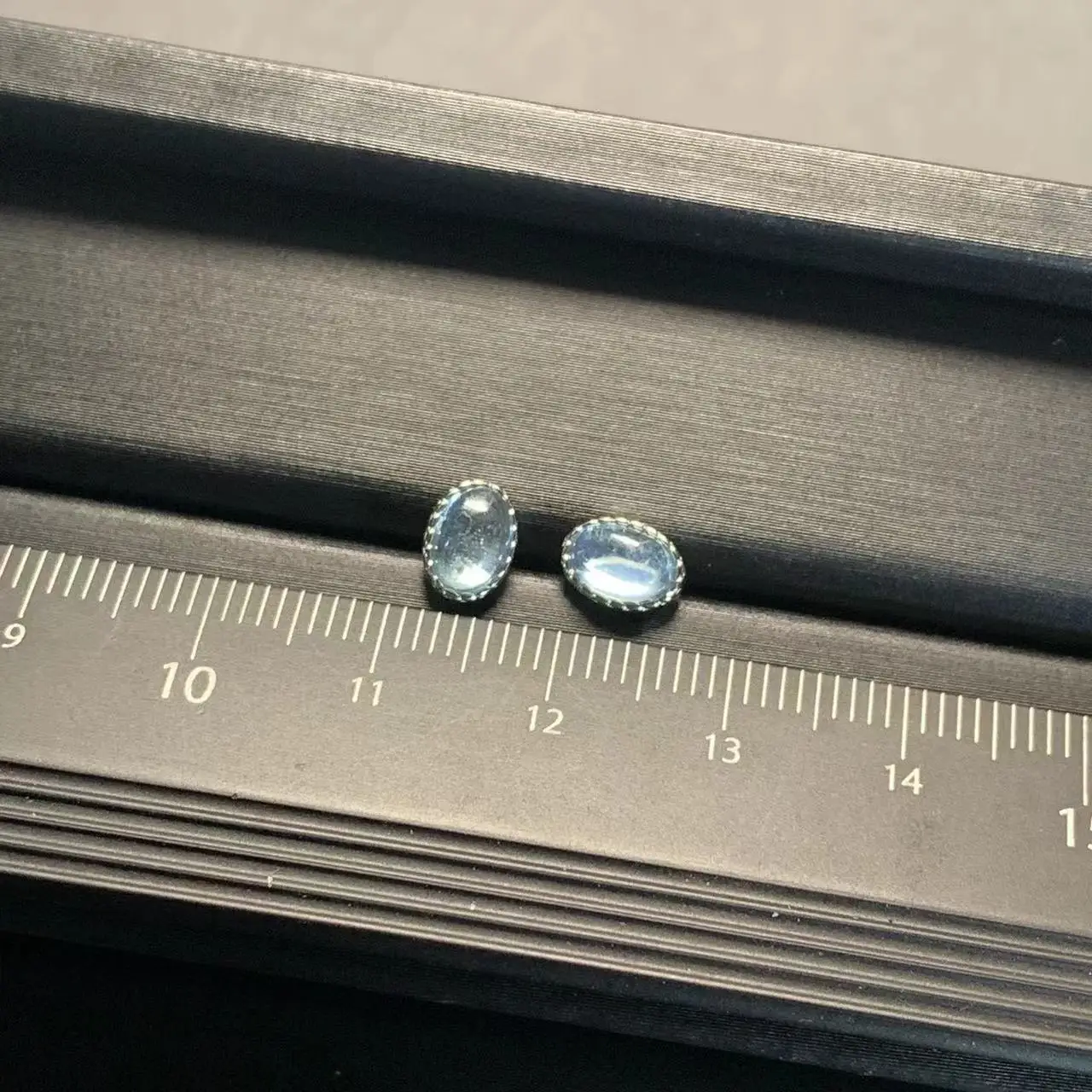 HEYYA STONE Oval Natural Aquamarine Stud Earrings For Women 925 Silver Square Simple Fine Jewelry Stone Gemstone Classic Style