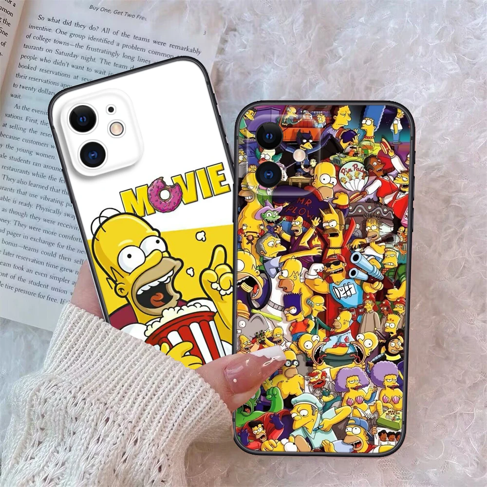 The S-simpson Soft phoneCase for Xiaomi Mi A2 A3 Poco F1 F2 F3 GT M2 M3 M4 M5 C40 X2 X3 NFC X4 pro