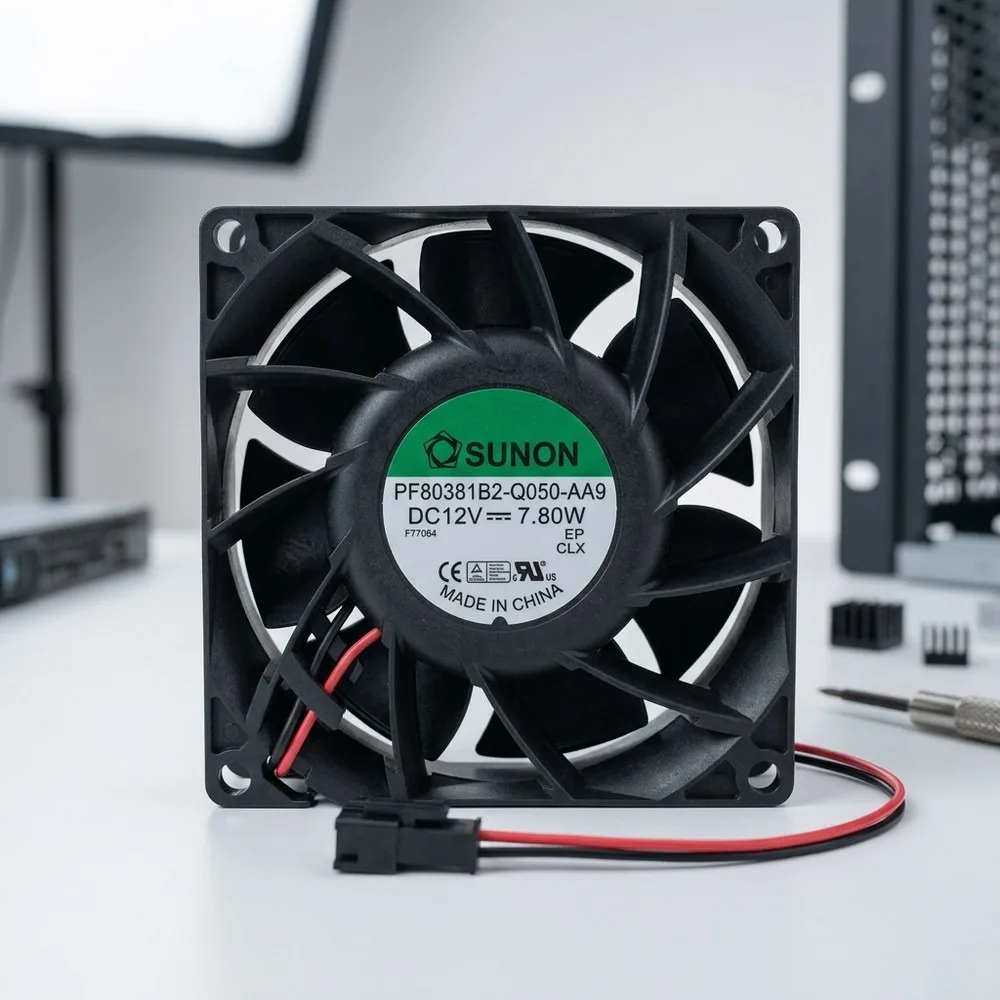 

For SUNON PF80381B2-Q050-AA9 DC12V 7.80W 2-Pin Violent Cooling Fan