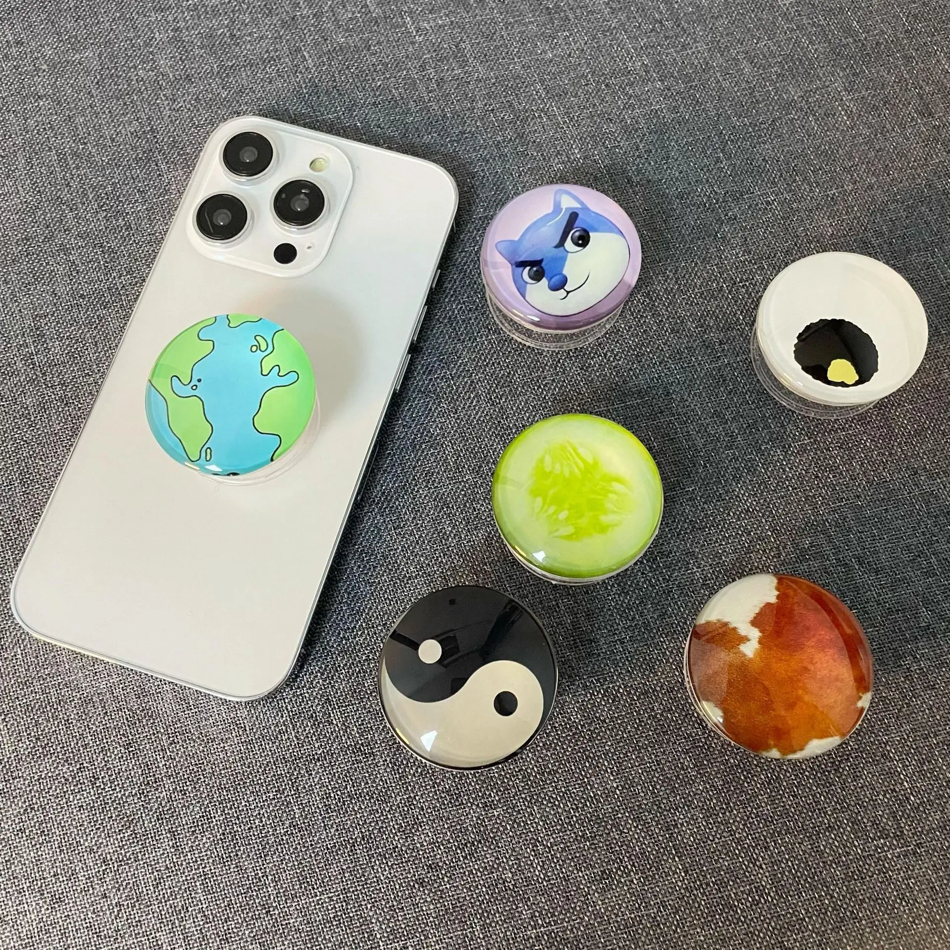 Новая милая хрустальная забавная подставка для телефона, подходящая для расширения телефона, подставка для ленивой подставки