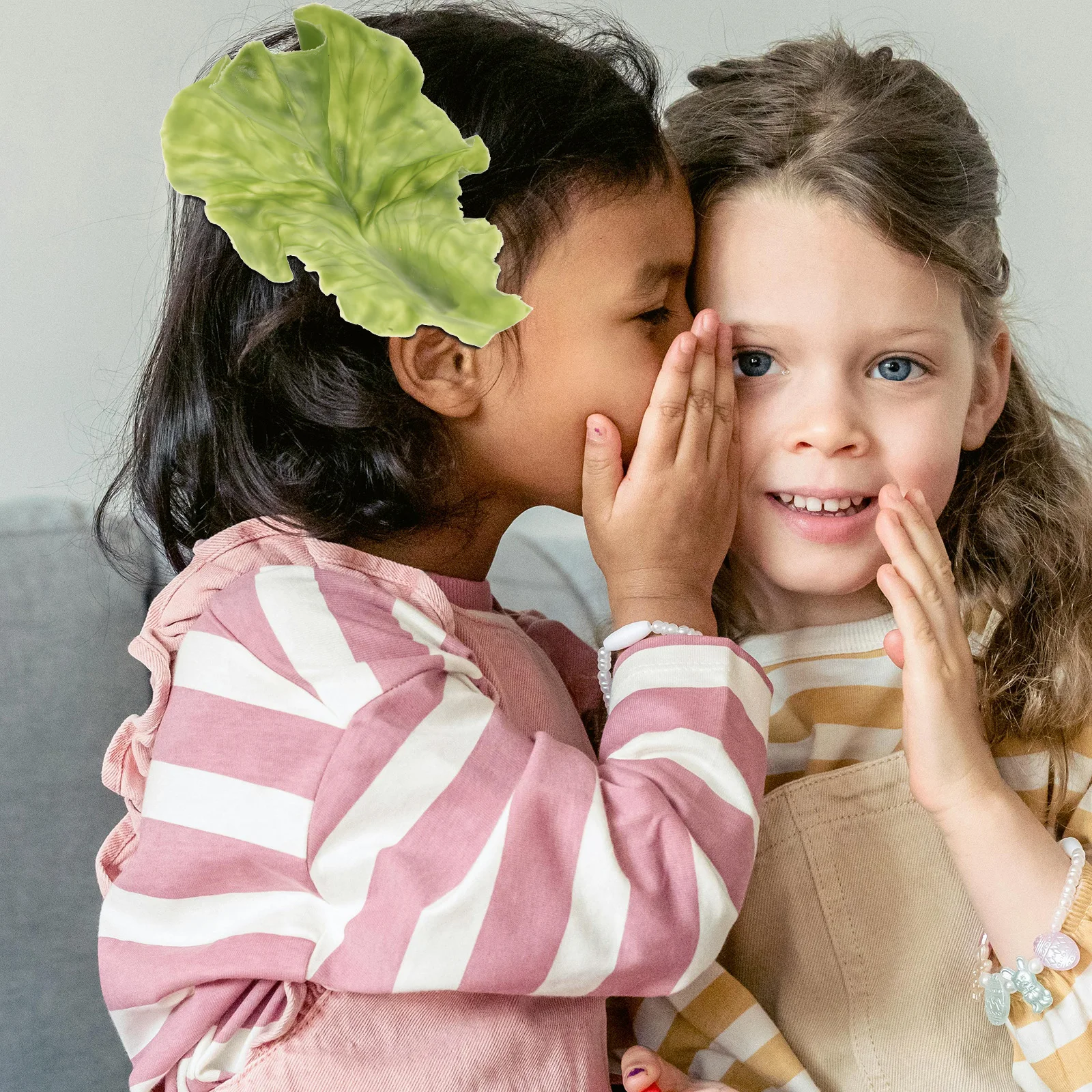 

Заколка для волос в виде салата, милая заколка для волос для женщин и девочек, аксессуар для косплея, реалистичный дизайн в виде листьев, универсальное использование, легкий вес