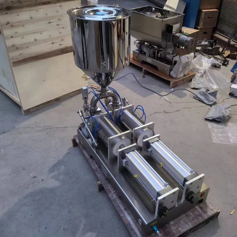 Горизонтальная машина для наполнения пасты Автоматическая машина для количественного наполнения из нержавеющей стали Оборудование для пищевой промышленности
