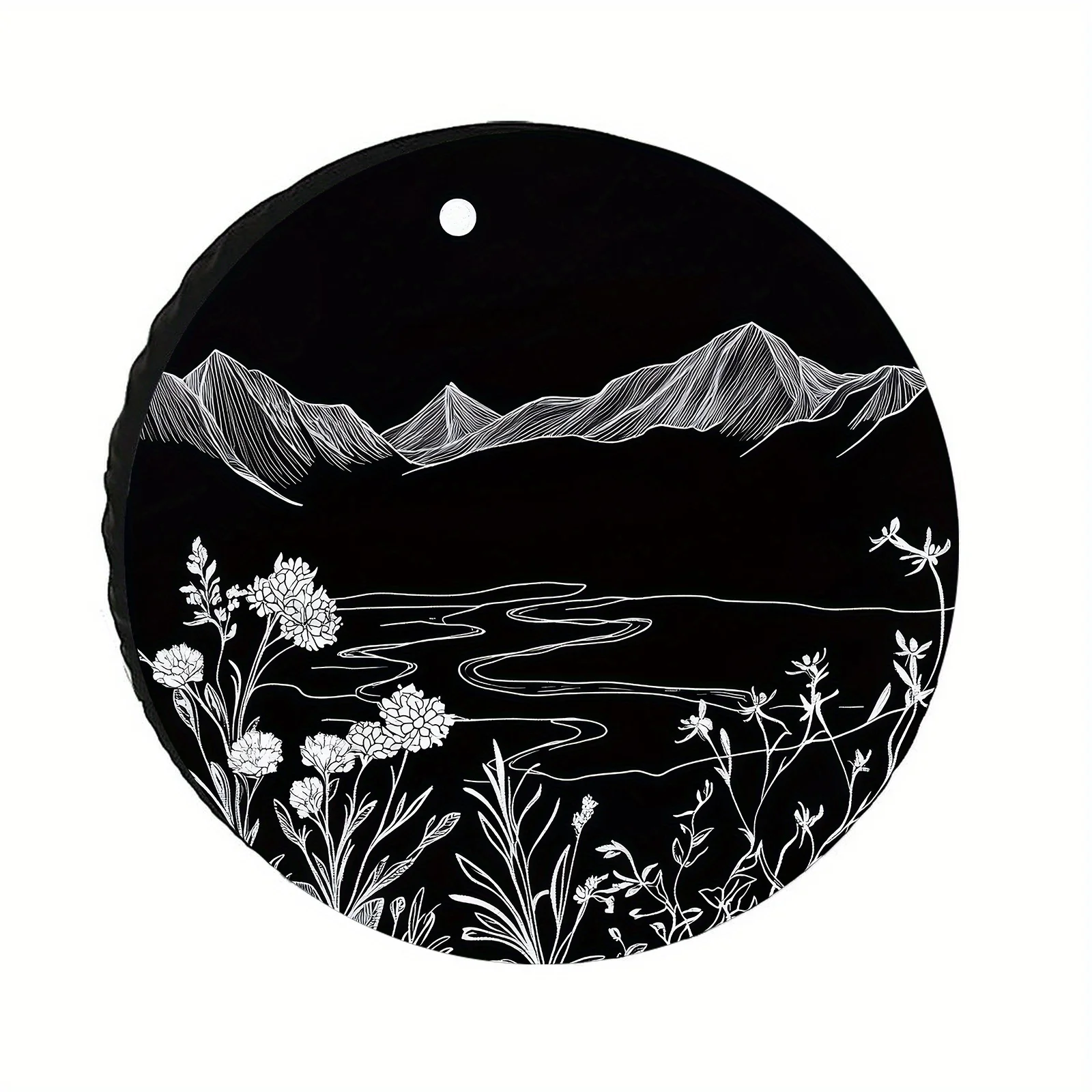 Moonlit Floral Design: 