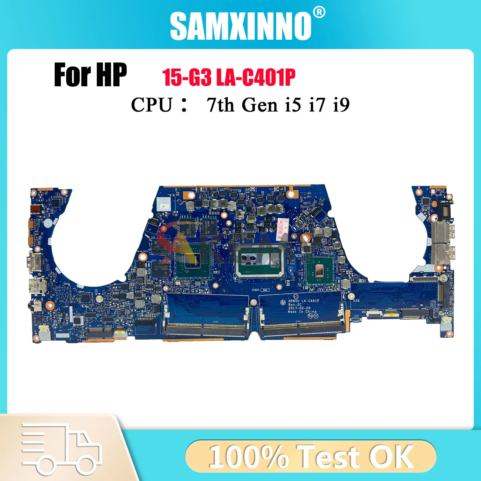 

LA-C401P Материнская плата для ноутбука HP ZBook 15 G3 с процессором i5 i7 M1000M 4 ГБ графического процессора 840934-001 840934-601 100% полностью протестирована