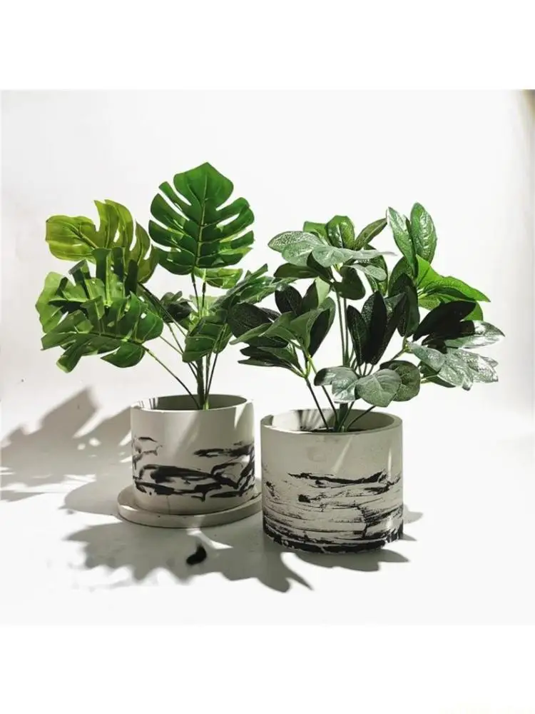 

D46E силиконовая форма, форма для цветочного горшка, сделай сам, ручная работа, форма для цветочного горшка из эпоксидной смолы