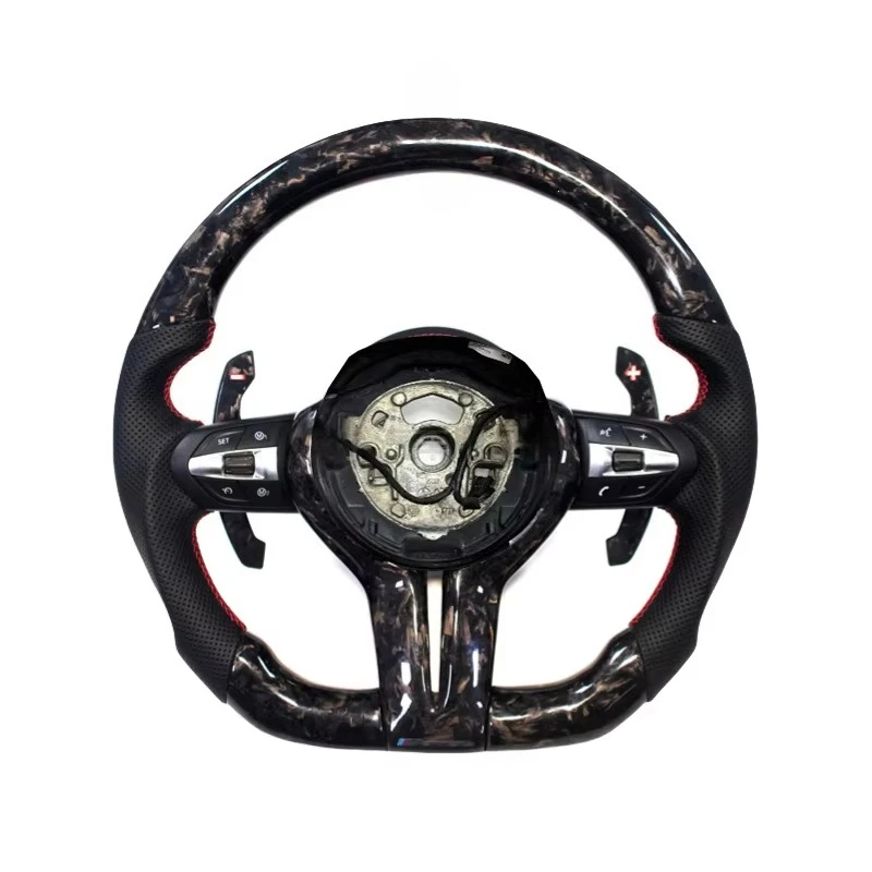 Premium Carbon Fiber Steering Wheel for BMW1 2 3 4 5 6 7 Series X1 X3 X5 M3 M5 F Chassis Sporty Grip Comfortable Durable