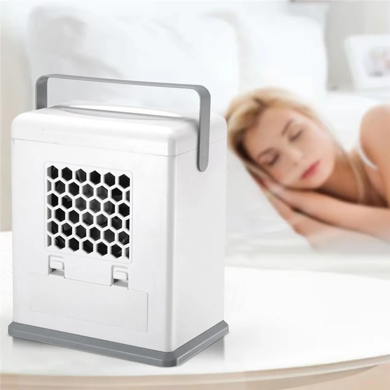 

Портативный вентилятор для кондиционера, малошумный вентилятор, охлаждение и увлажнение, подходит для домашнего офиса, спальни