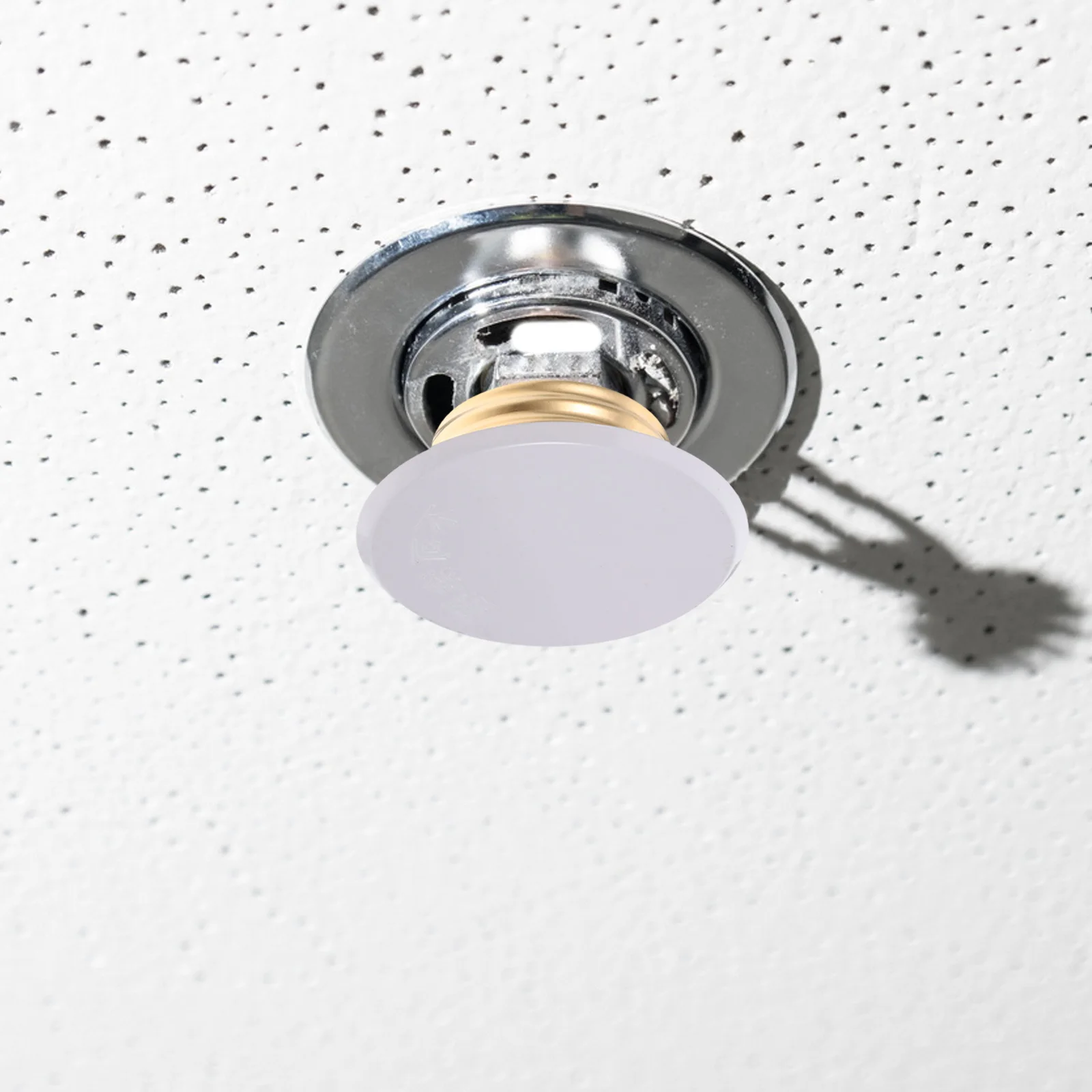 Concealed Fire Cover Plate Metal Ceiling Integration Durable Sprinkler Head Protector For Home Office Decorative Pipe