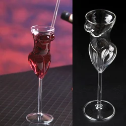 Crystal Glasses Nude Women Body Shape Red Wine Glass Goblet Party Wine Mug Cocktail Glasses Bar Club