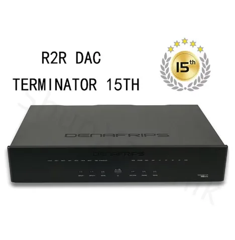 DENAFRIPS TERMINATOR 15TH R-2R DAC Discrete Resistor R2R Full-balanced Decoder DSD1024 HDMI IIS I2S J45 USB Hi-end Power Supply