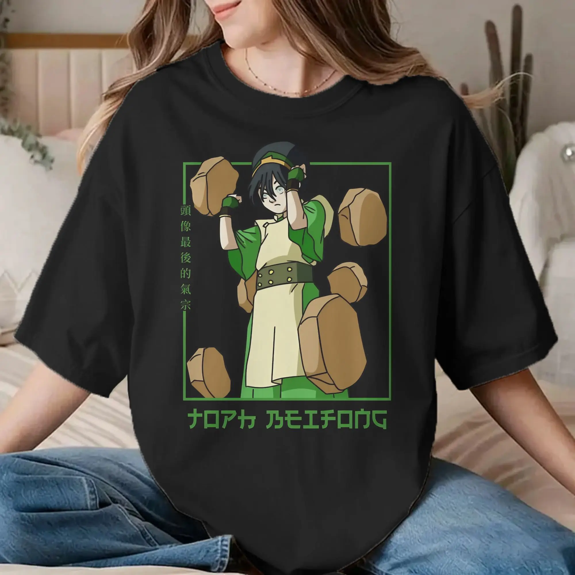 Men Women T-Shirt Toph Beifong Pure Cotton Tee Shirt Short Sleeve Avatars Airbenders Anime T Shirts Tops Birthday Present