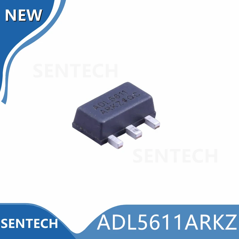 10Pcs/Lot New Original ADL5611ARKZ  SOT-89 30MHz to 6 GHz RF/IF amplifier