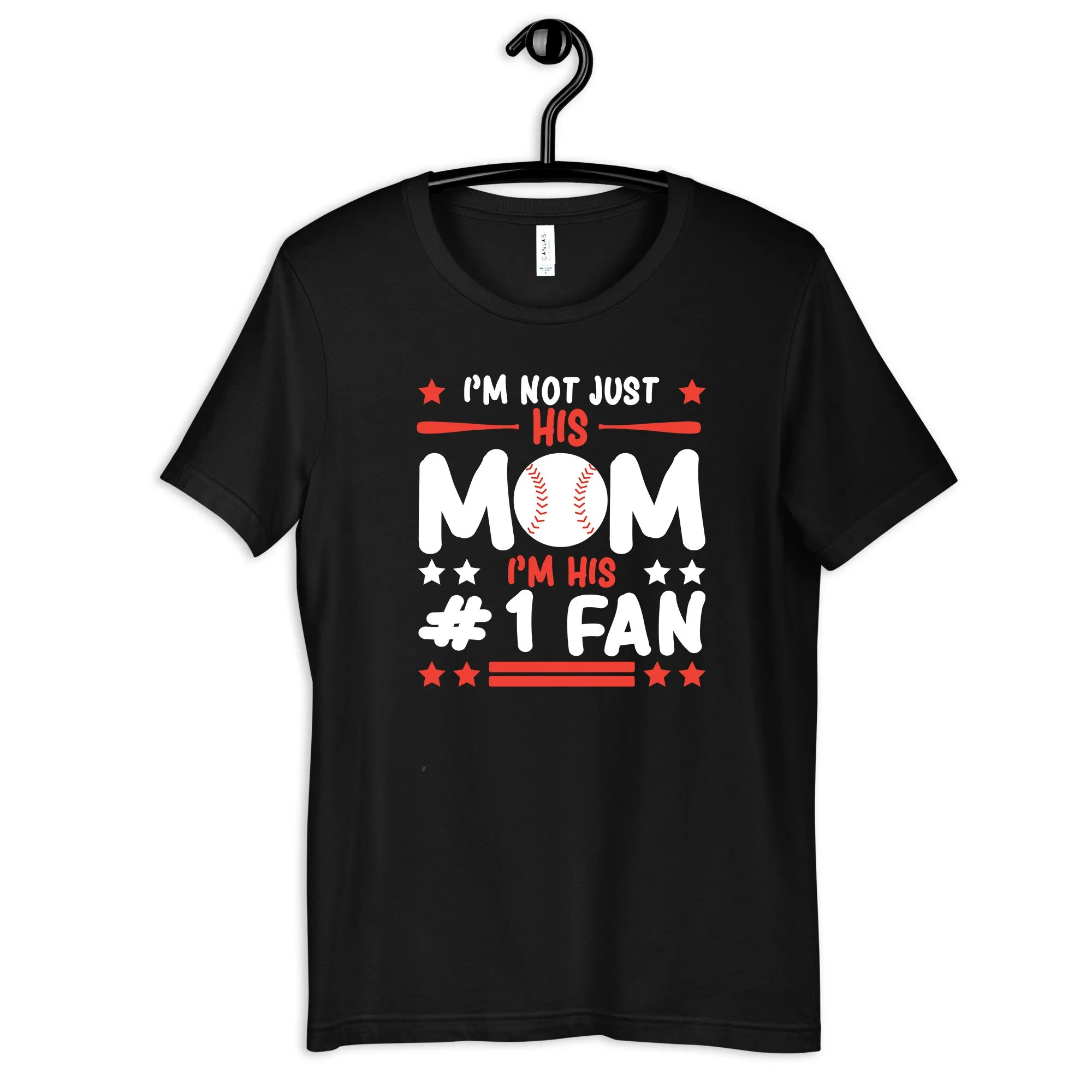 

Baseball Mom Number 1 Fan T Shirt Cute Moms Womens SweaT