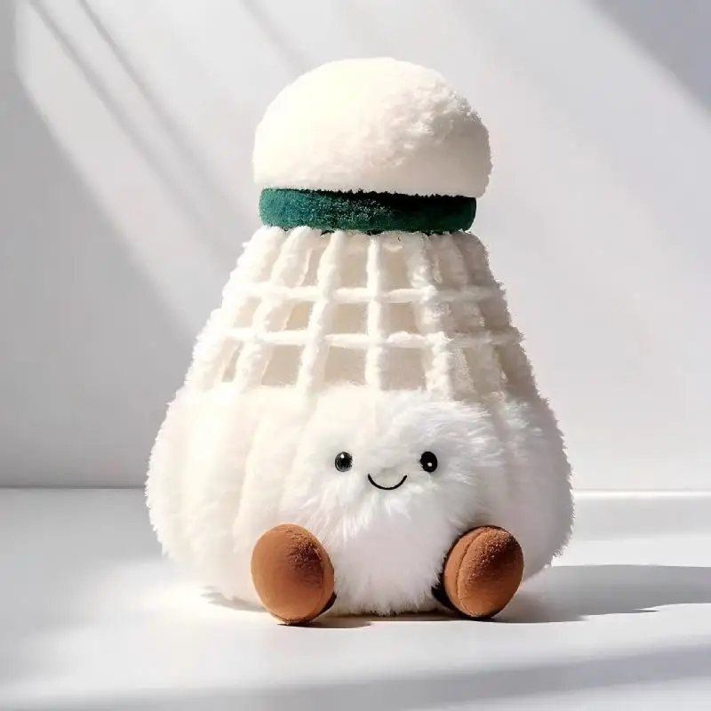 Ciondolo in peluche da badminton carino nuovo carino carino portachiavi carino badminton moe moe peluche ciondolo bambola amico regalo