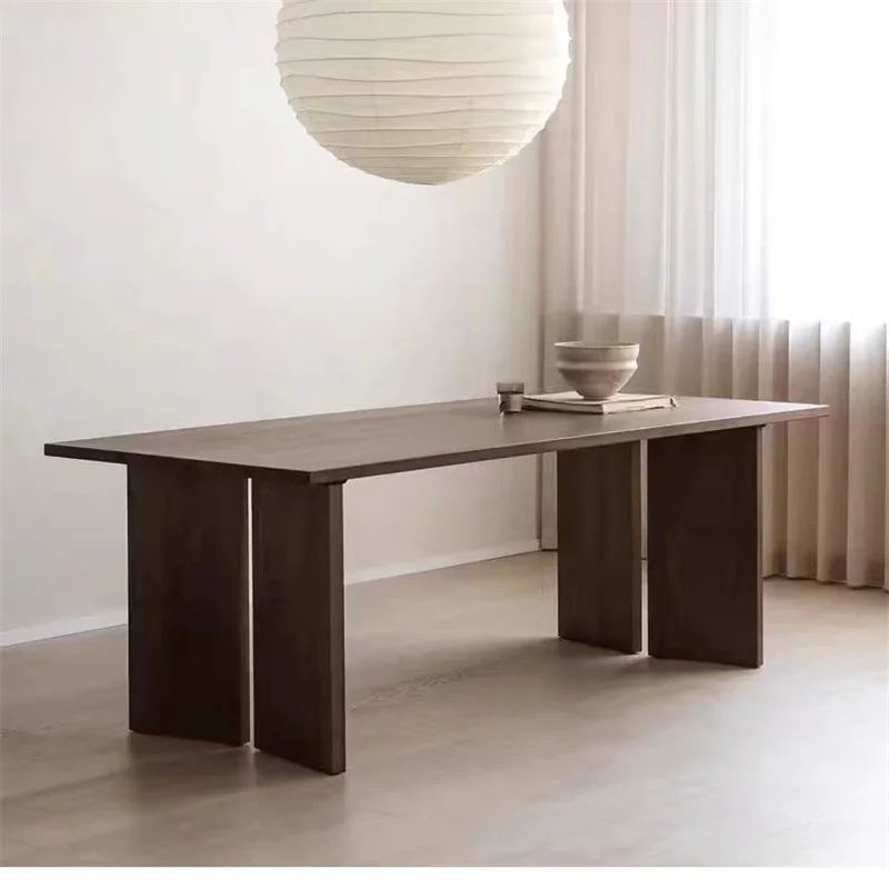 custom.Deco Recommended Luxury Office Desk High Quality Live Solid Wood Table Fashionable Natural Style