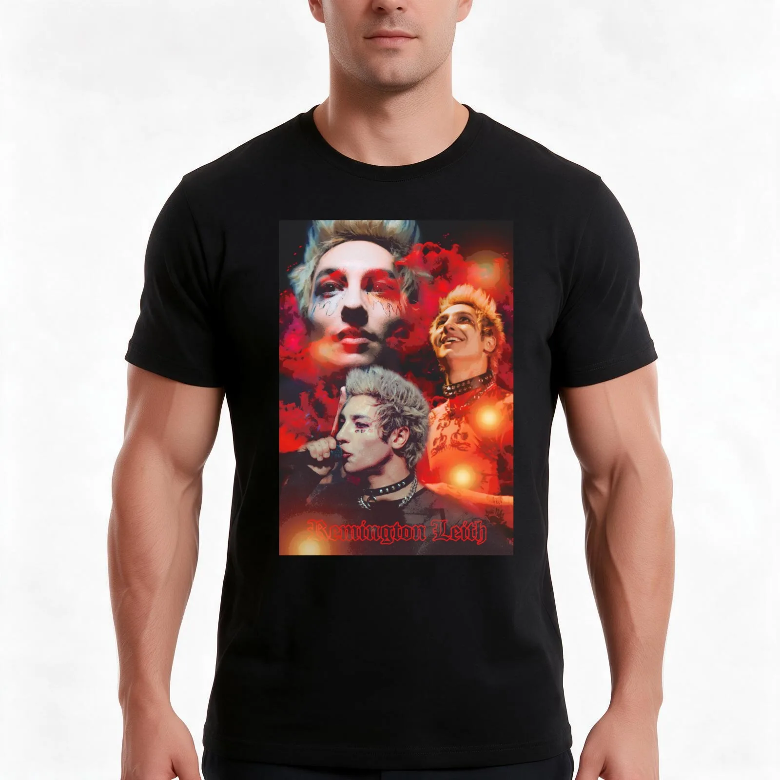 Remington Leith Palaye Royale T-Shirt Summer Casual Cotton Tee Oversized Streetwear Tops Vintage Graphic Print 100% Cotton