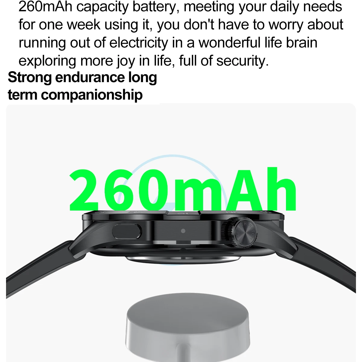 Reloj inteligente deportivo para hombre, dispositivo resistente al agua con Pantalla AMOLED de 1,43 pulgadas, control del ritmo cardíaco, oxígeno en sangre y carga inalámbrica