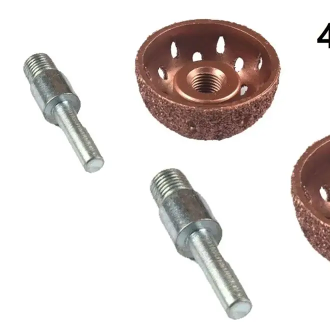 42 55mm Steel Tire Grinding Head Rasp Buffer Ball For Pneumatic Tool Tyre Repair Buffing Wheel Hand Tool Accessories