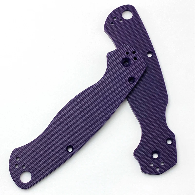 Imagem -05 - Material Faca Handle Patch Camuflagem Cores Escalas Grip para Spyderco C81 Paramilitar Para2 Faça Você Mesmo Fazendo Acessórios Peças G10
