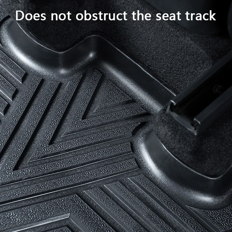 Car All-Weather Floor Mat For Tesla Model Y 2021 2022 2023 2024 TPE Car Waterproof Non-slip Foot Pad New Design Style Car mats