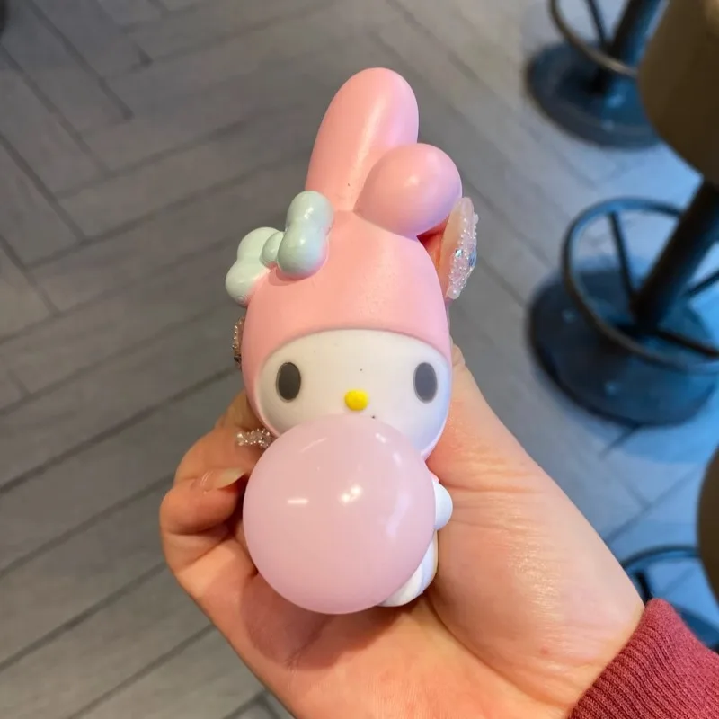 Sanurgente-Jouets de pincement de décompression, jouets amusants, soufflage et crachat de bulles, beurre, chien Tamagotchi, artefacts de ventilation, Mymelody, Kurami, nouveau