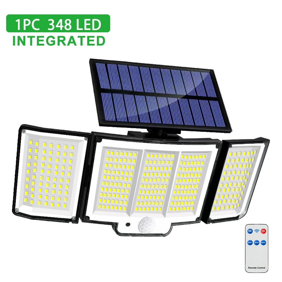 Newstyle 234/318/348 LED Solar Floodlight Black 4