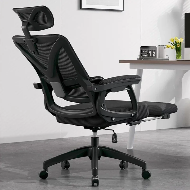 Sleep Office Chair Gaming Ergonomic Mesh Comfort Swivel Modern Bedroom Office Chair Swivel Recliner Sedia Ufficio Room Furniture