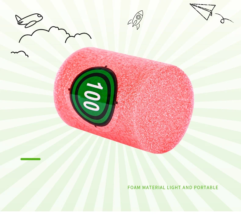 

12pcs Eva Cans Target Cylinder Training Pail For Archery Shooter Game Outdoor Play Exercise Reaction Skill Kids Set