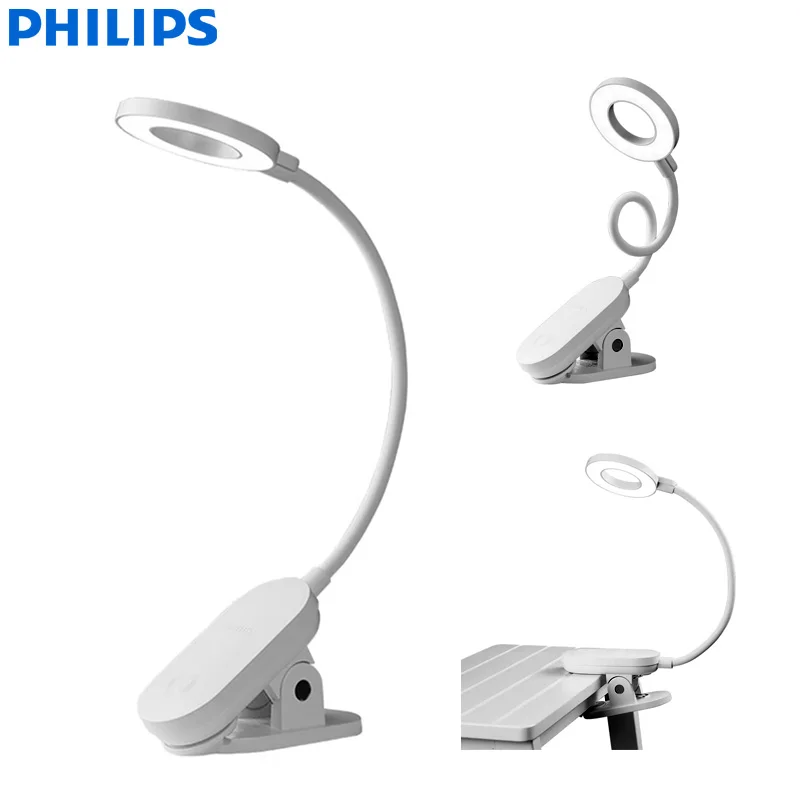مصباح مكتبي محمول من Philips SmartClip Pro 4000K مريح أبيض قابل لإعادة الشحن مصباح طاولة 4 مستويات يعتم 3000 مللي أمبير في الساعة قابل للتعديل 66264 #6