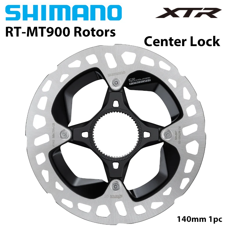 SHIMANO XTR RT-MT900 CL900 Disc Brake Rotor-CENTER LOCK-ICE