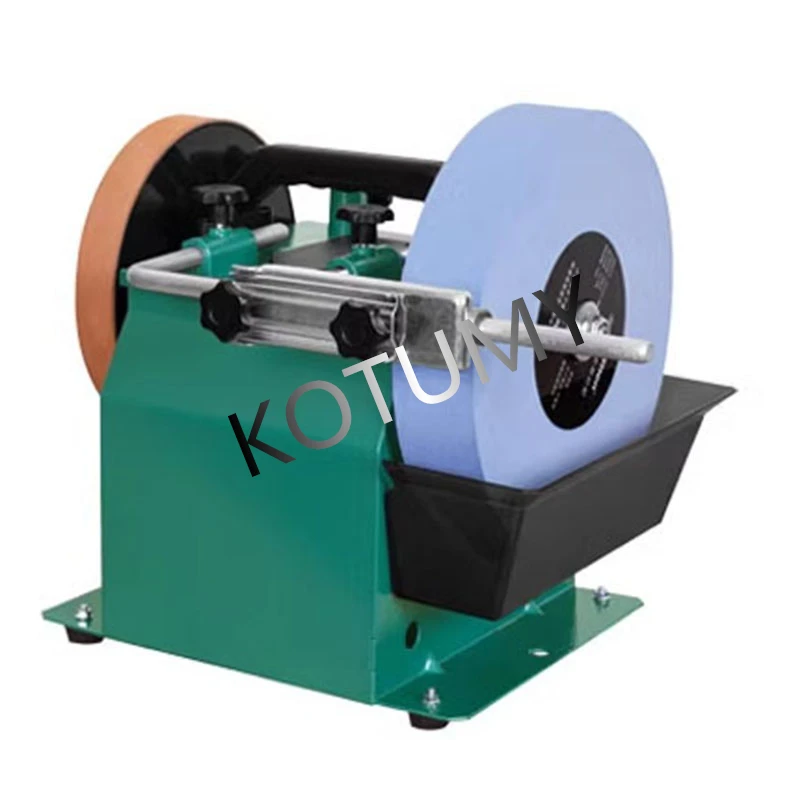 220V Low Speed Grinder Positive and Negative White Fused Alumina Sharpener Water-cooled Grinder Polishing Machine