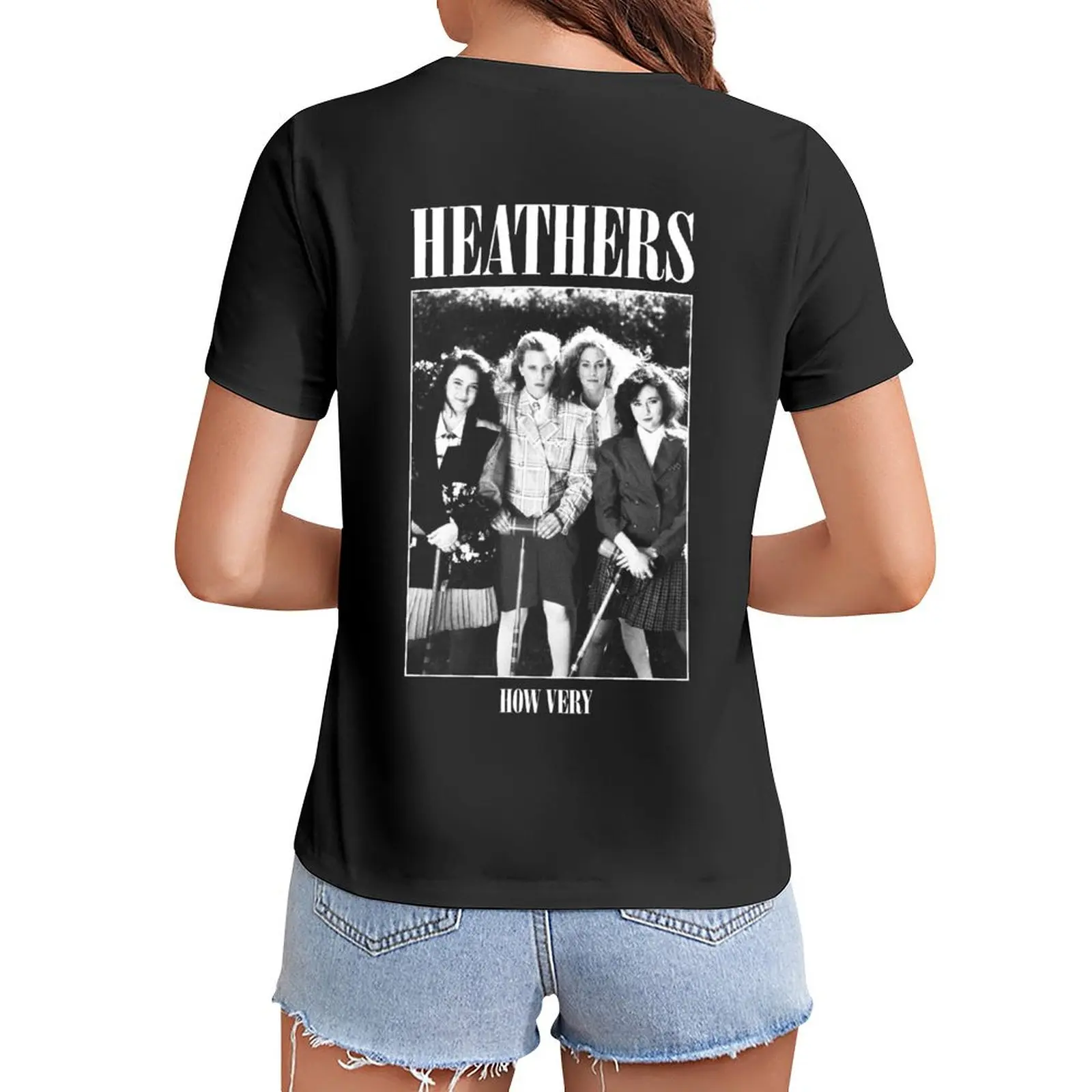 

Heathers: How Very - Rock Shirt Parody T-Shirt new edition animal prinfor animal print black t-shirts for Women
