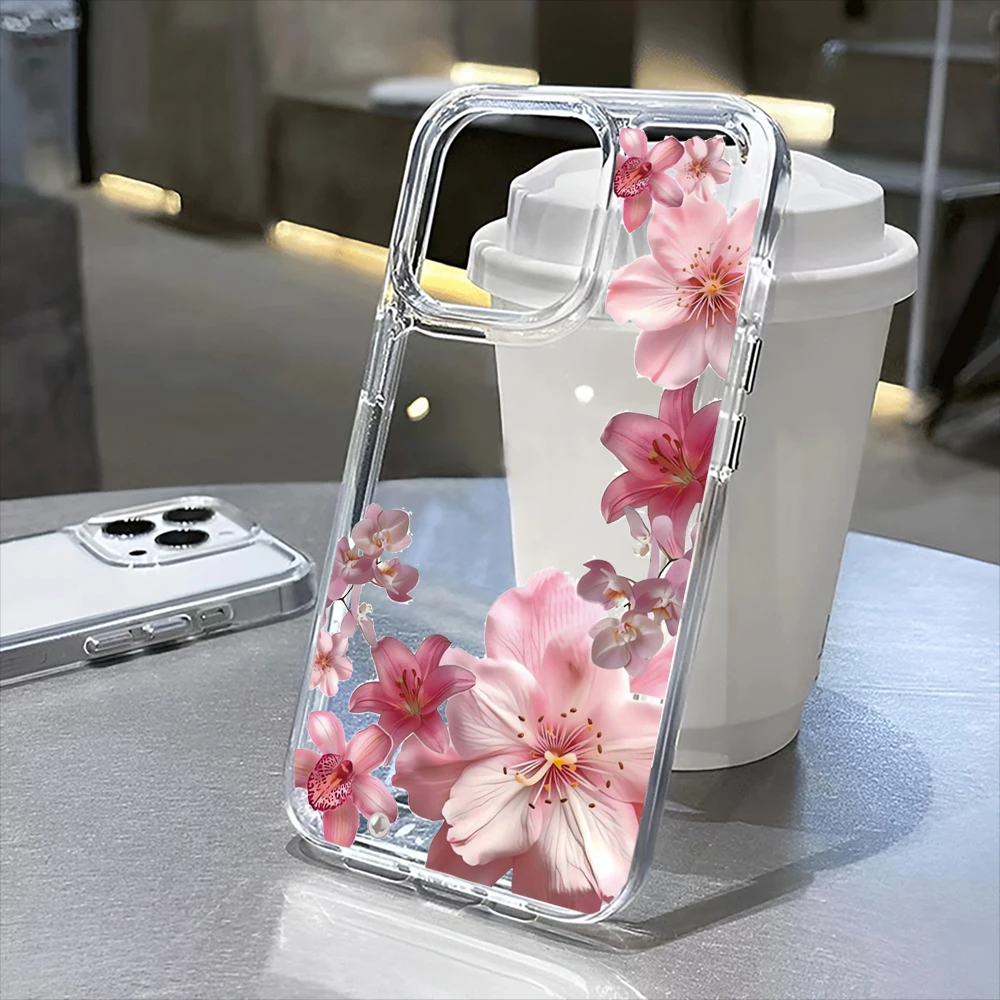 

New designed transparent mobile phone case is suitable for iPhone 16,16Pro,16Pro Max 16Plus to iPhone 11, 12, 13, 14 ,15 series.