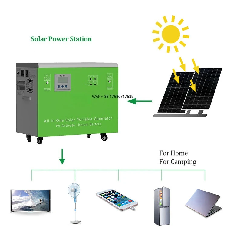 DC 12V 24V 48v off-grid generator Solar power station 2kw solar generator