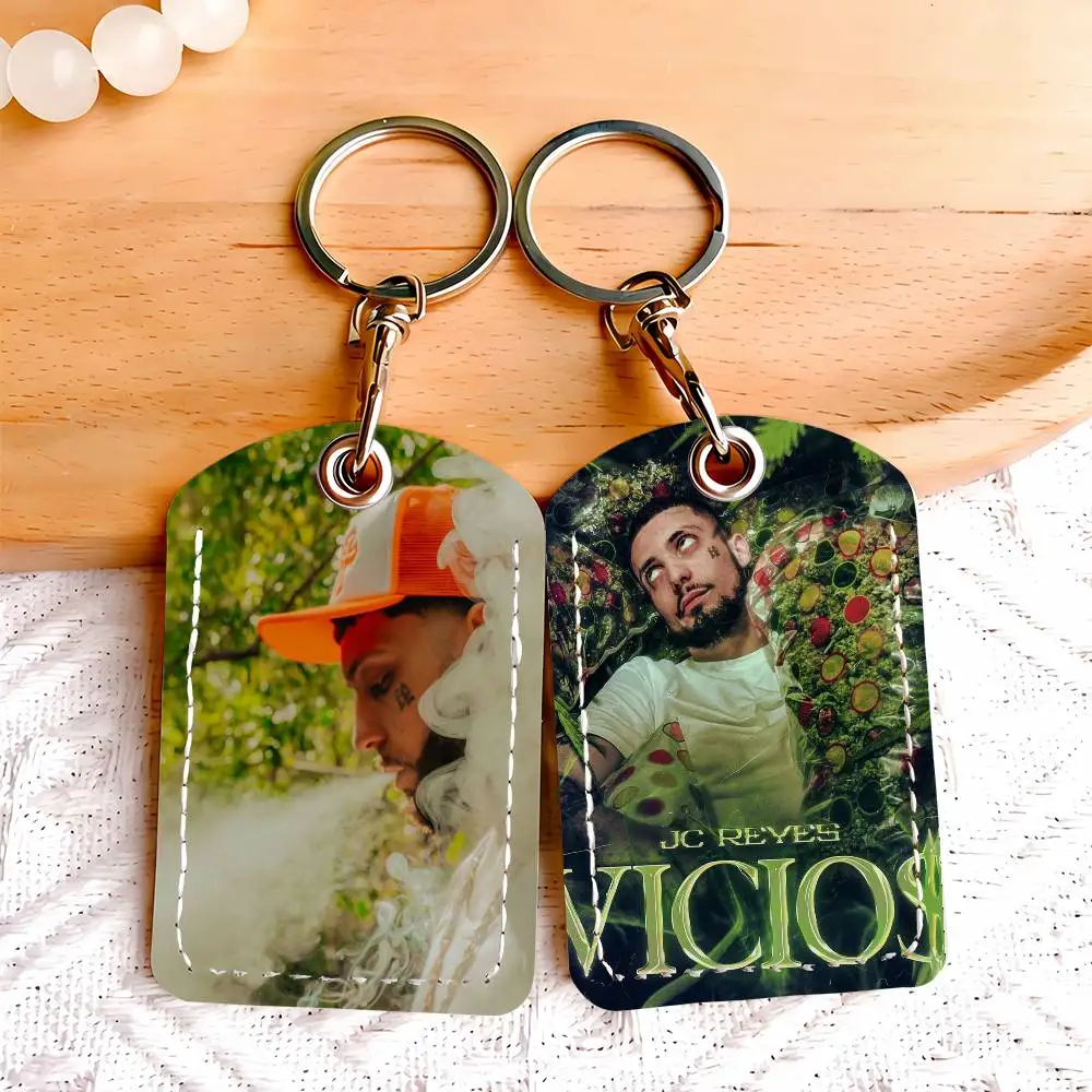 Singer Jc Reyes Card Holder Keychain Key Ring Door Lock Access Protective Case For Security Gift