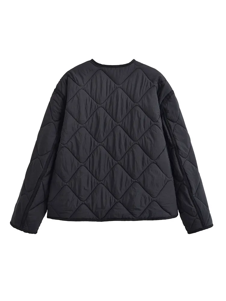 

Fashion Long Sleeve Coat Street Casual Short JacketNlzgmsj Autumn Winter Women's Solid Single-breasted O-Neck Jacket