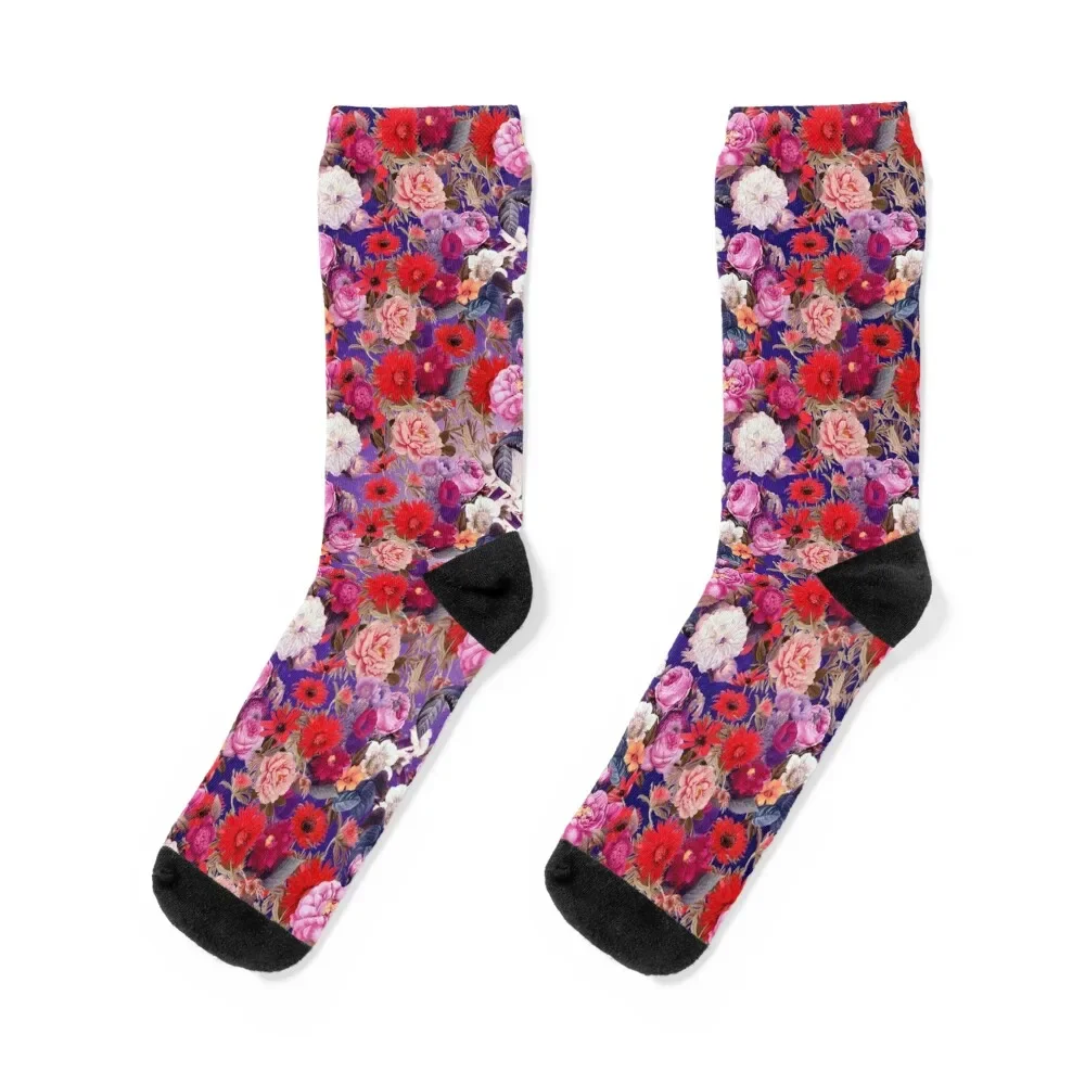 

Brilliant flowers Socks golf Non-slip FASHION Socks Male Women's