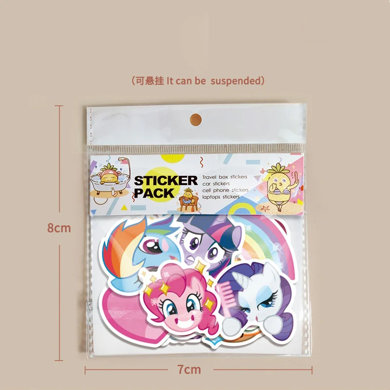 40Pcs My Little Pony Stickers Cute Cartoon Stickers Mobile Phone Cup Notebook Waterproof Decorative Hand Account Stickers