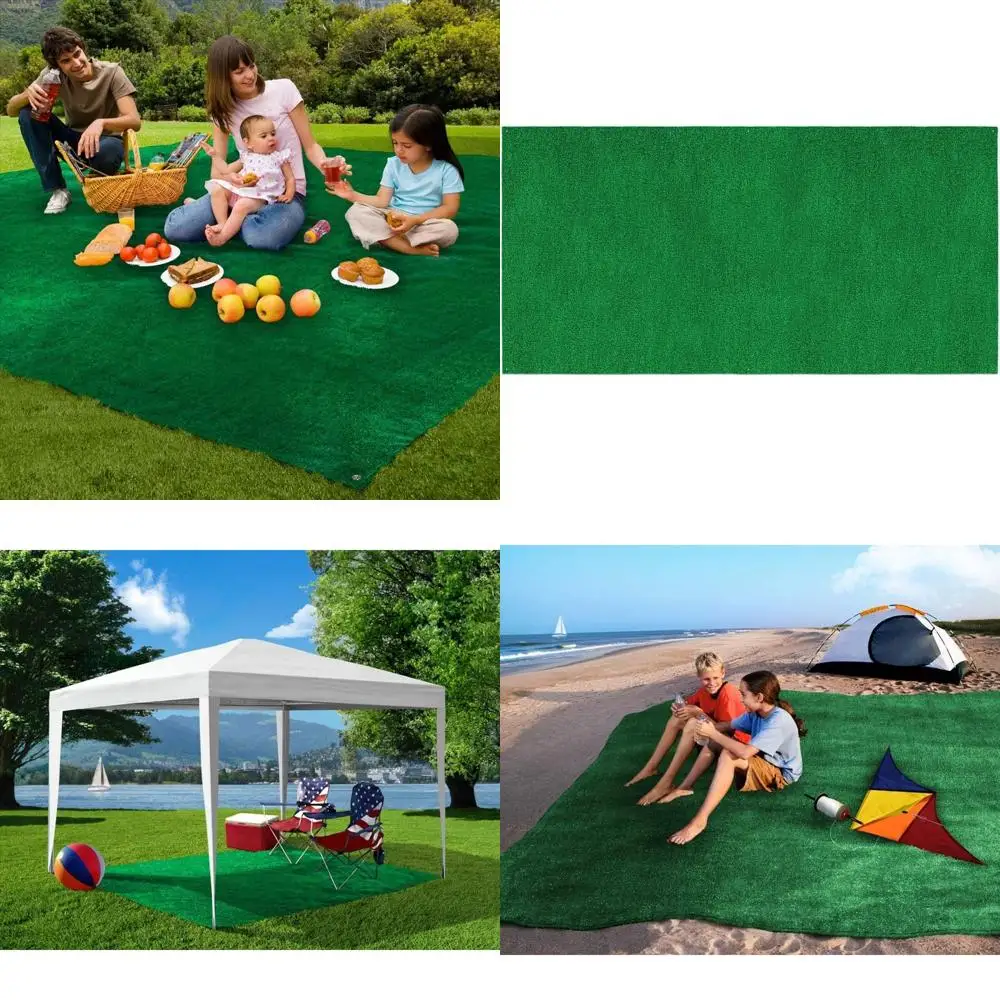 

Зеленый уличный ковер для зоны отдыха - 10 футов x 20 футов