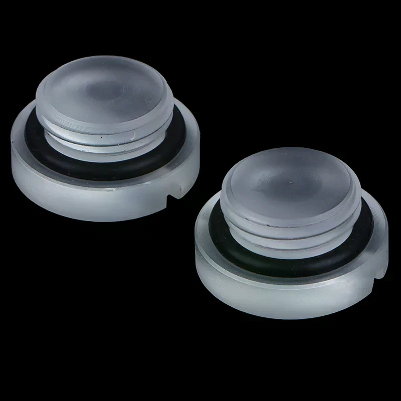 Frosted G1/4 Water Plug Matte Acrylic Water Stop Lock Seal Button Hand Twisting Water Cooling Fitting 2pcs