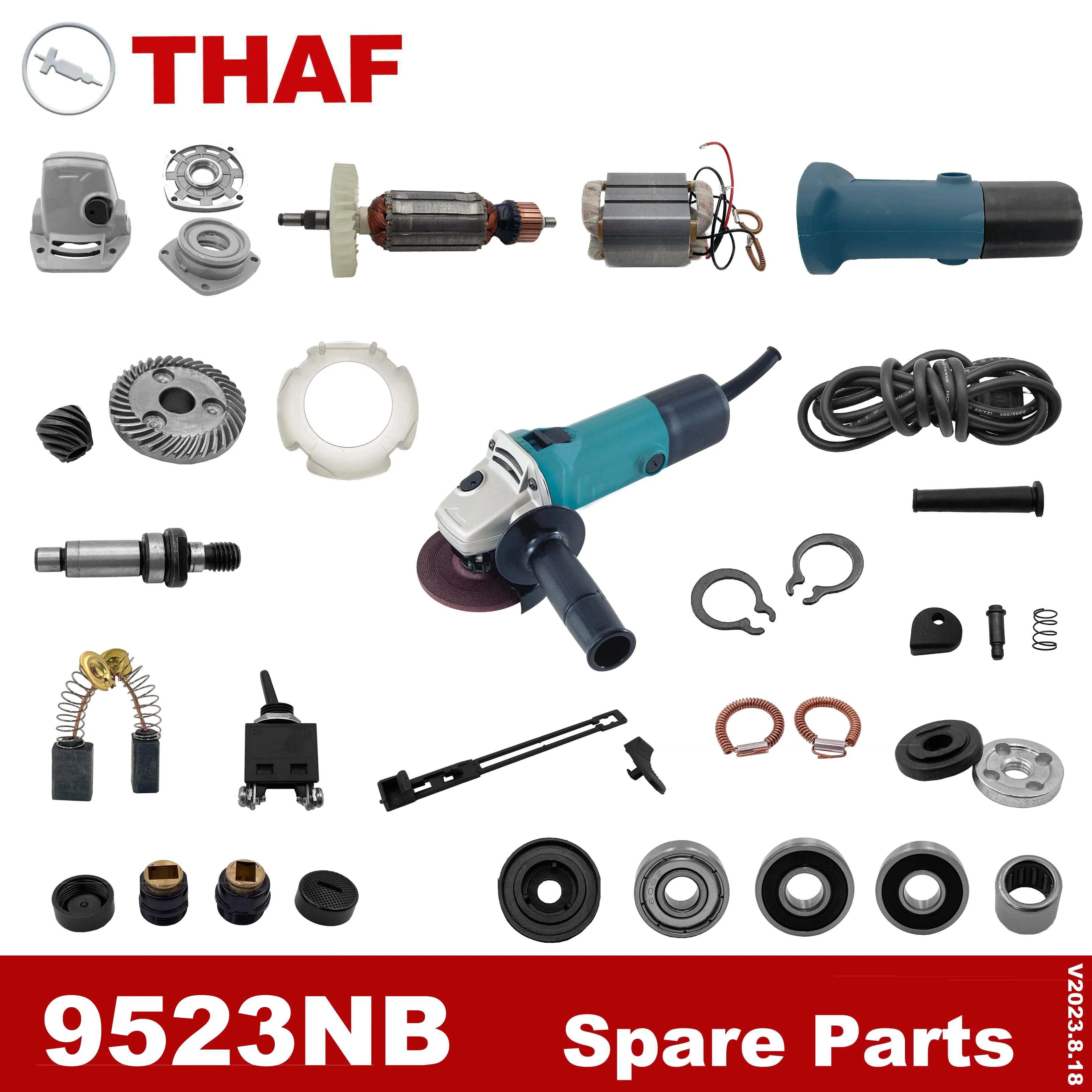 Reposição Acessórios de Makita Combi Rebarbadora 9523 9523nb 9524nb 9525nb Peças de