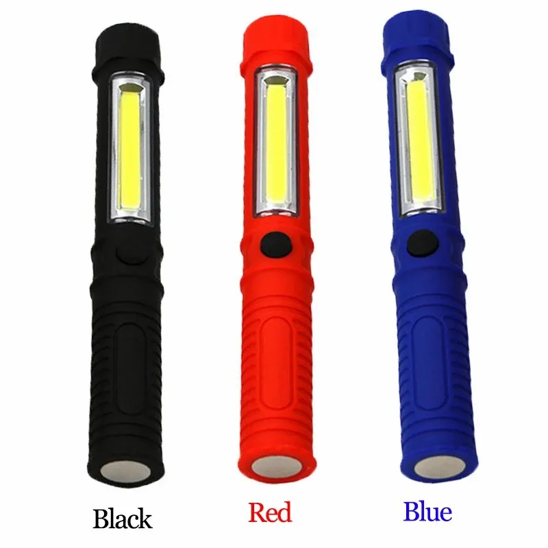 

E5 Mini Portable Flashlight Working Inspection Torch Pocket Pen Light COB LED Multifunction Maintenance Flashlight Magnetic Base