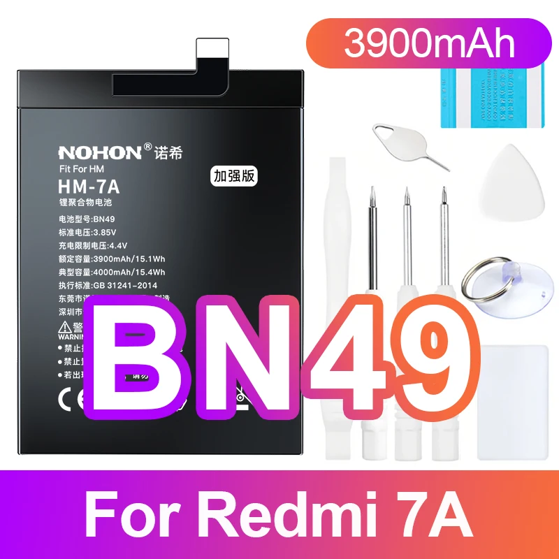NOHON Replacement Battery for Xiaomi Redmi 14C 13C 12C 10C 9C 10A