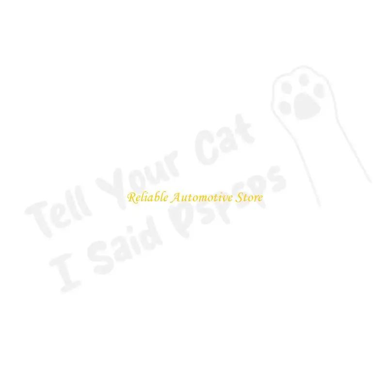 M68B 23cm x 9cm Cats Paws Design Decal Waterproof Removable for Cars Motorcycles Laptops Smooth Surfaces No Residues