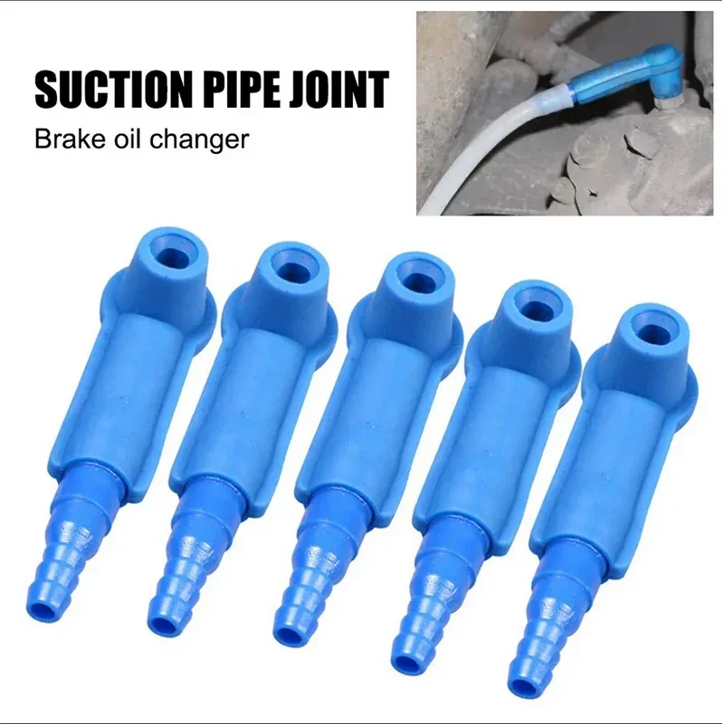 1/5/10Pcs Car Brake System Fluid Connector Kit Bleeder Filling Oil Change Connector Auto Moto Oil Filling Equipment Accessories