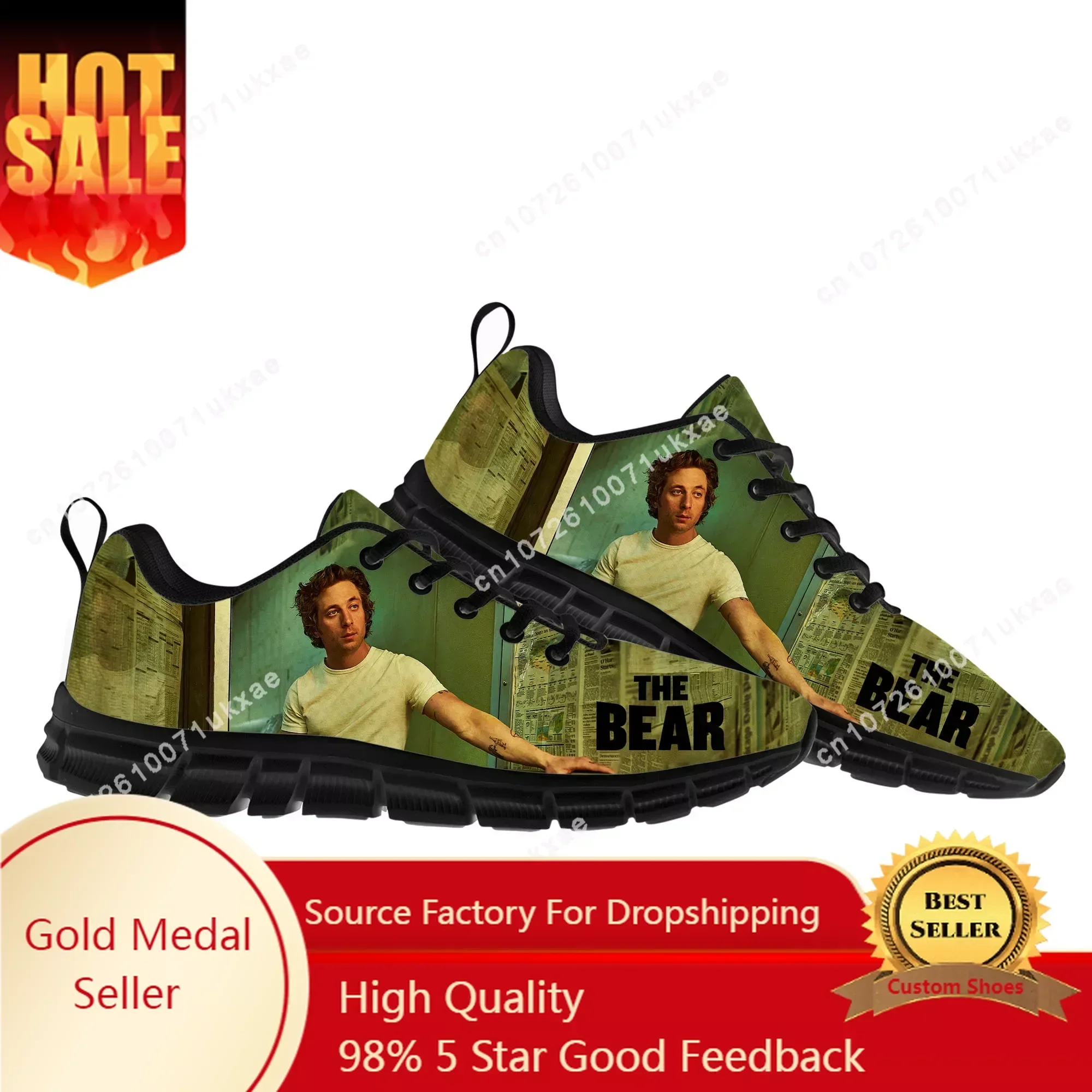 

The Bear TV Series Sports Shoes Mens Womens Sneakers Jeremy Allen White Casual Sneaker Custom Shoes